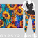 Double Pocket pants alcohol ink sunflower SPECIAL JUST 4 FUN