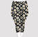 Double Pocket pants black and white daisies