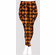 Double pocket pants black cat plaid