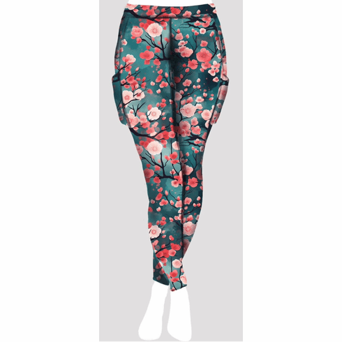 Double pocket pants cherry blossom