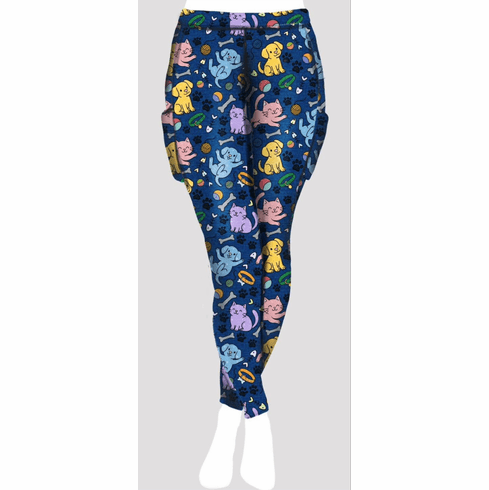 Double Pocket Pants denim dogs and cats