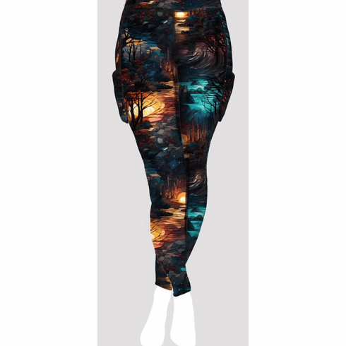 Double pocket pants fantasy forest