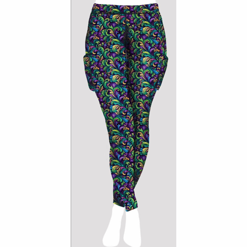 Double pocket pants fleur royal