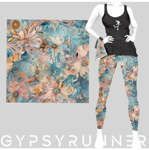 Double pocket pants Floral Swirl COLD GEAR
