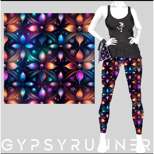 Double pocket pants Galaxy Flower COLD GEAR