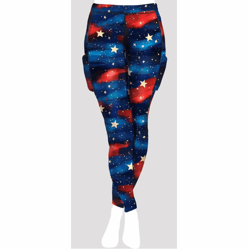 Double pocket pants galaxy stars