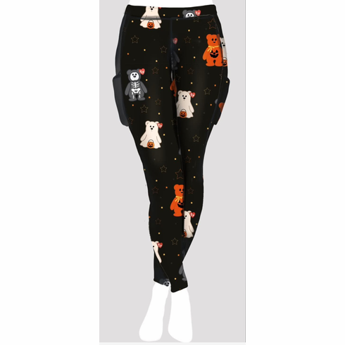 Double pocket pants halloween bears