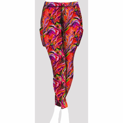 Double pocket pants magenta magma