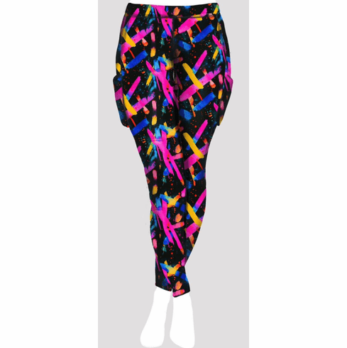 Double pocket pants neon splash