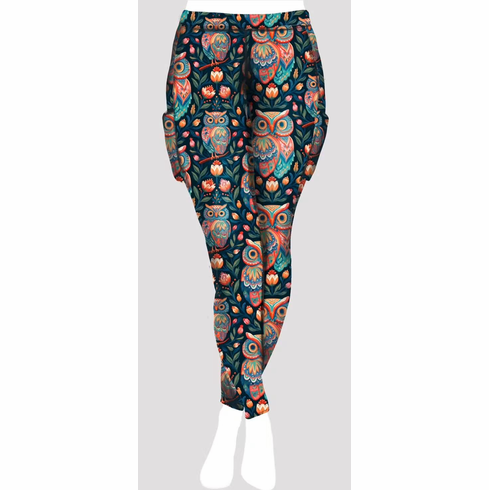 Double pocket pants owls