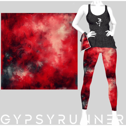 Double pocket pants red grunge COLD GEAR