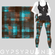 Double pocket pants teal plaid COLD GEAR