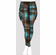 Double pocket pants teal plaid COLD GEAR