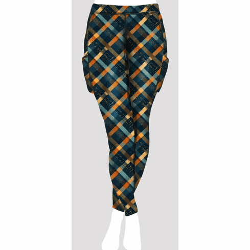 Double Pocket Pants Thanksgiving plaid