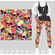 Double pocket pants tropical skull