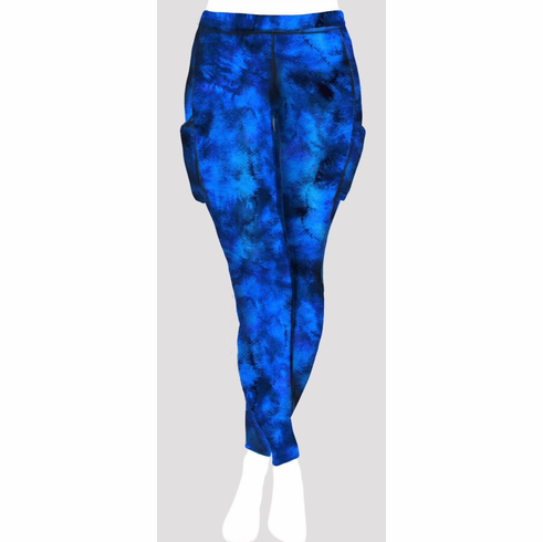 Double Pocket Pants washed blue