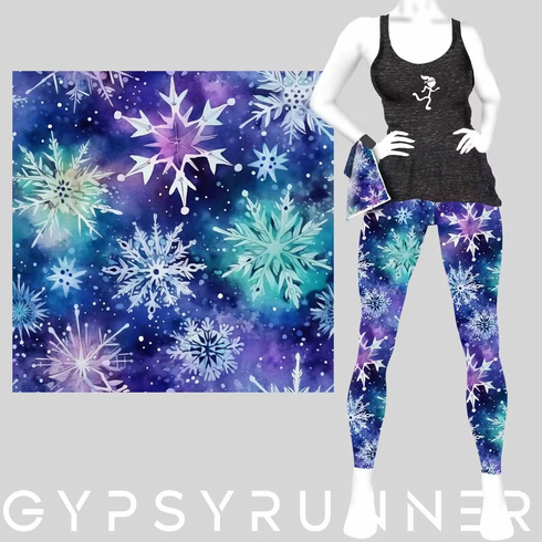 Double pocket pants watercolor snowflake COLD GEAR