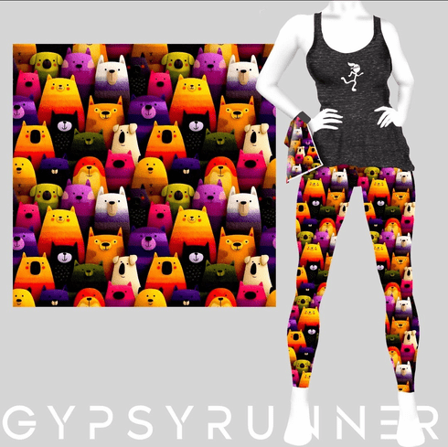 Double pocket pants whimsical pets COLD GEAR