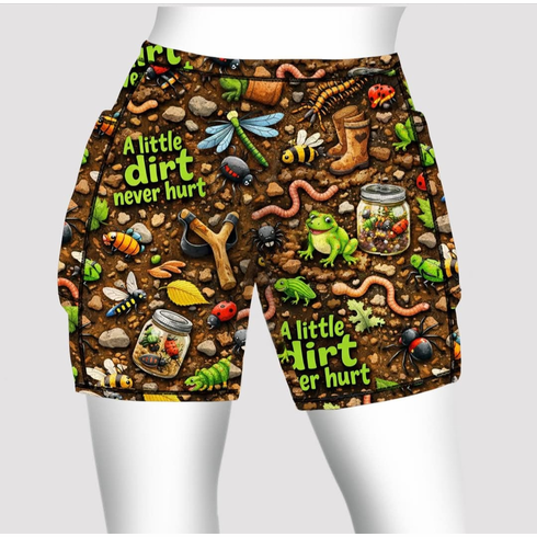 Double pocket shorts a little dirt