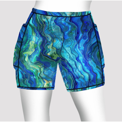 Double pocket shorts abalone