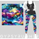 Double pocket shorts alcohol ink highlands