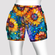 Double Pocket Shorts alcohol ink sunflower SPECIAL JUST 4 FUN