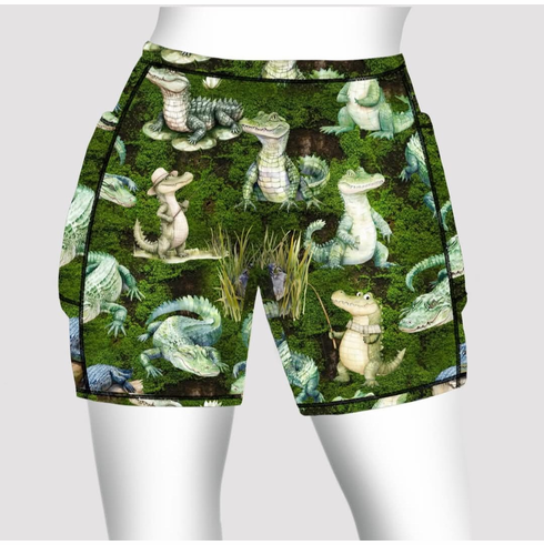 Double pocket shorts alligator