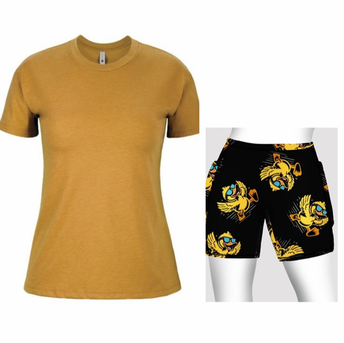 Double Pocket Shorts and a tee shirt combination