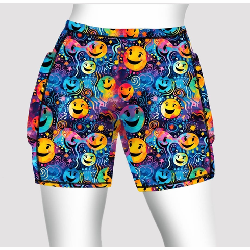 Double pocket shorts batik smile