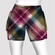 Double pocket shorts burgundy grunge plaid