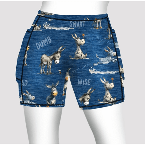 Double pocket shorts donkey on denim