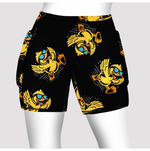 Double pocket shorts ducks