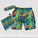 Double pocket shorts flower garden