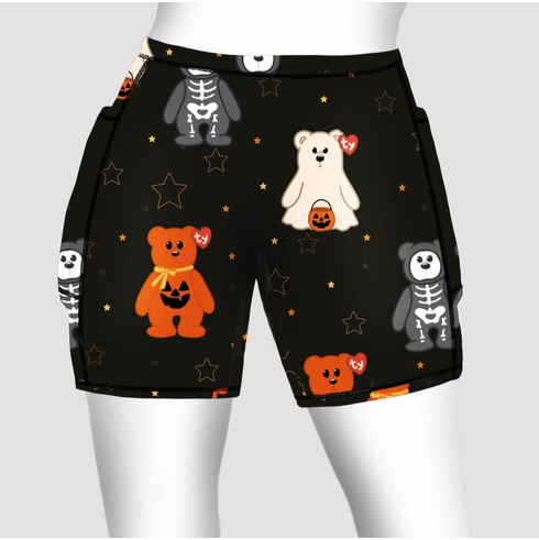 Double pocket shorts halloween bears