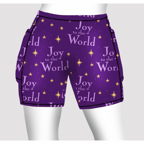Double pocket shorts joy to the world