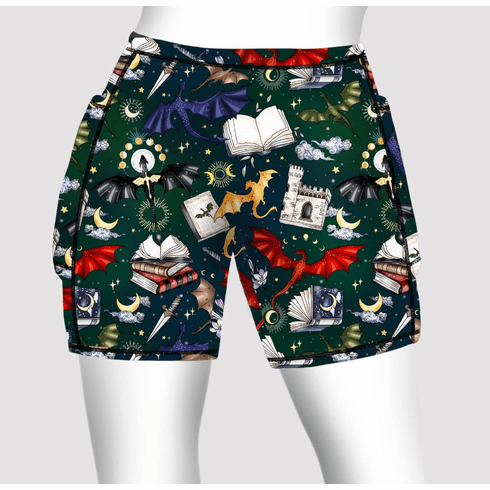 Double pocket shorts midnight dragon