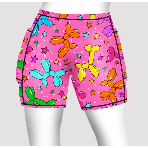 Double pocket shorts party pups