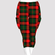Double pocket shorts red and green plaid