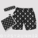 Double pocket shorts skull and crossbones
