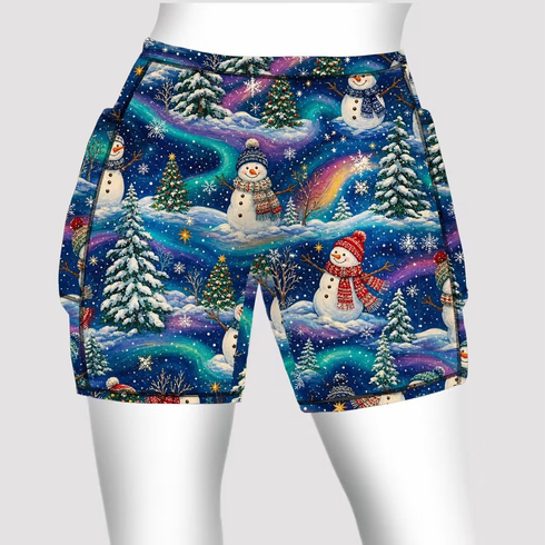 Double pocket shorts snowman