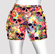 Double pocket shorts tropical skull