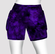 Double pocket shorts washed purple
