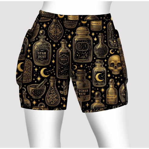 Double pocket shorts witches brew