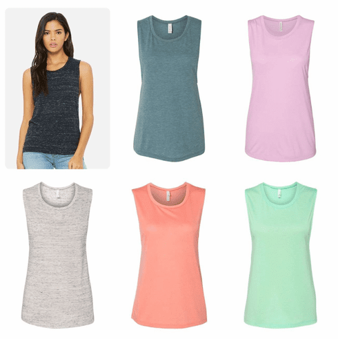 Flowy Womens Muscle Tank