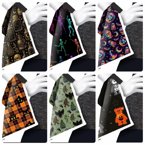 Halloween wrist towels