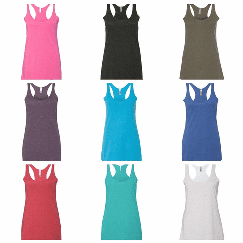 Slim fit tank top tri blend
