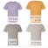 Tops Unisex blend tee shirt