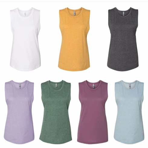 Womens Muscle Tank NEW BRAND LONGER LENGTH