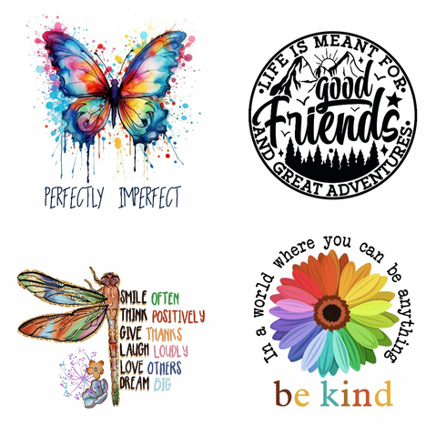 Wrist towel perfectly imperfect, good friends, dream big, be kind