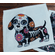 Wrist towels with sugar skull cat or dog pick one